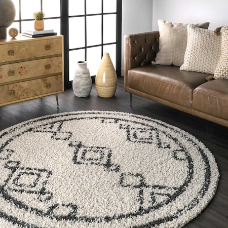 Nuloom Mackie Moroccan Tasseled Shag Area Rug 5ft GCDI03A-R505